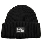 SAINT BARTH cappello tinta unita con stampa Nero per Bambino BRR0001 NERO SAINT BARTH 