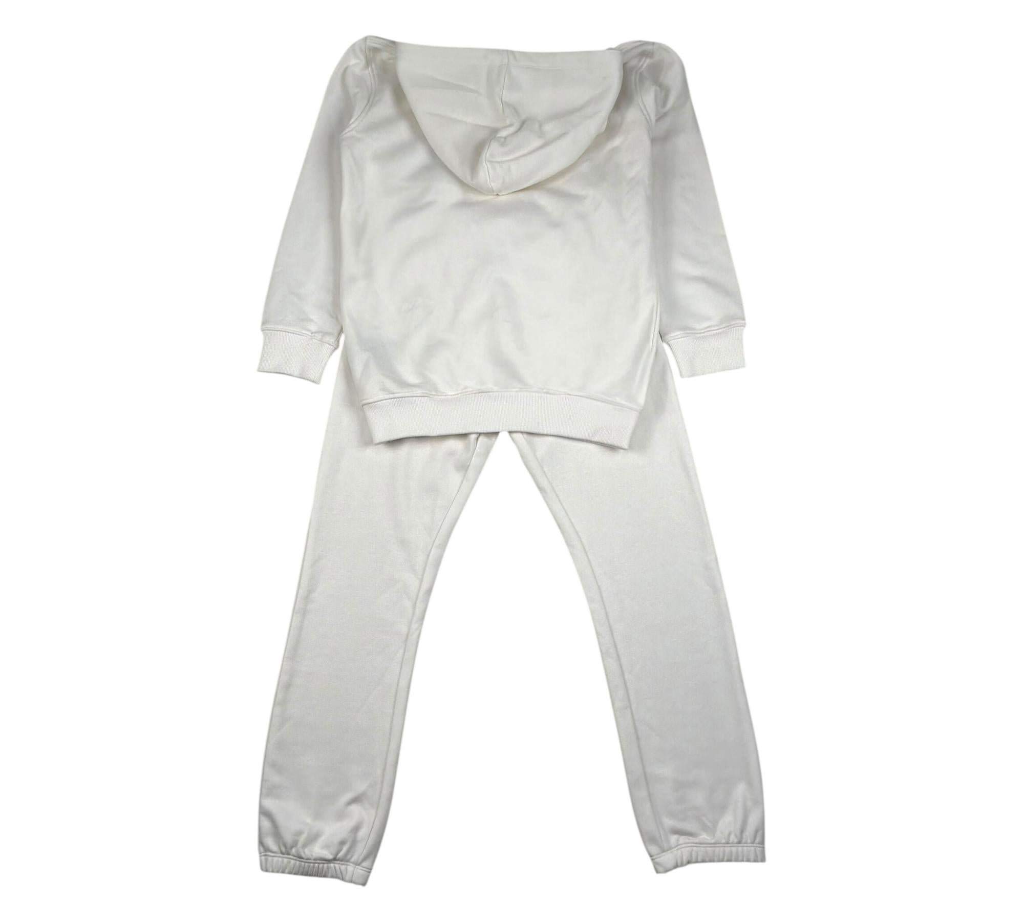 John Richmond Completo 2 Pezzi Felpa-Pantalone Tinta Unita per Bambino RGP26013CF BIANCO JOHN RICHMOND 