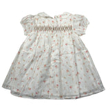 Wedoble Abito Mezza Manica Tinta Unita Stampa Floreale per Neonata V2502704AN BIANCO WEDOBLE 