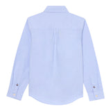Tommy Hilfiger Camicia Manica Lunga Tinta Unita per Bambino KB0KB08728 AZZURRO TOMMY HILFIGER 