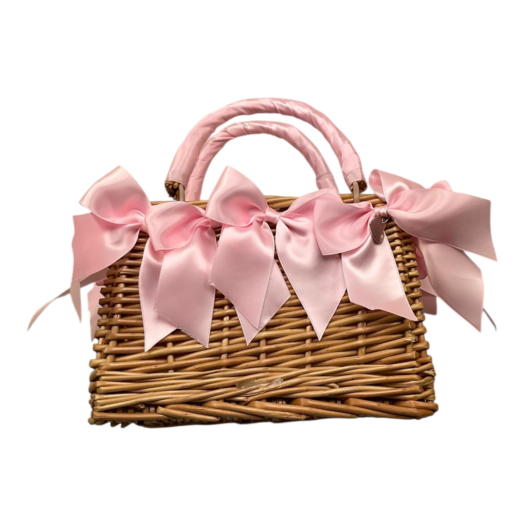 Monnalisa Borsa Tinta Unita con Nastri per Bambina 17E006 BEIGE MONNALISA 