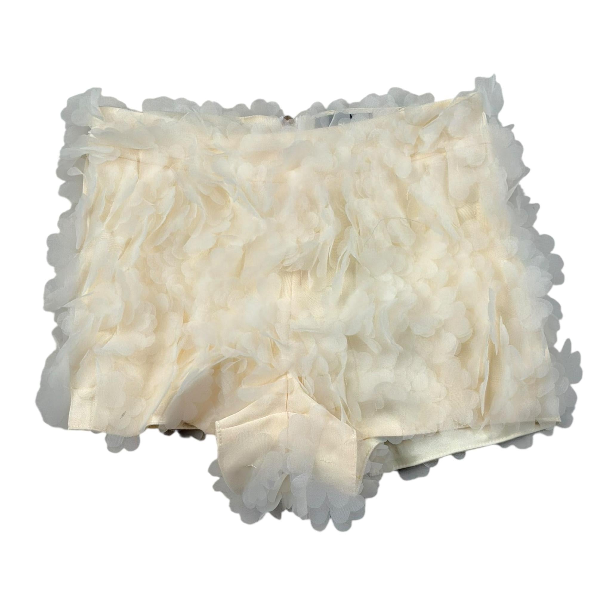 Fun & Fun Short Tinta Unita con Applicazioni Tulle per Bambina FNCBSO01048X AVORIO FUN & FUN 