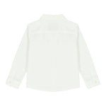 Guess Camicia Manica Lunga Tinta Unita con Stampa per Neonato I4RH00W9CL0 BIANCO GUESS 