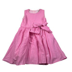 M+E' Abito Tinta Unita con Applicazione Fiocco per Neonata UE1415 ROSA M+E' 