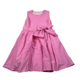 M+E' Abito Tinta Unita con Applicazione Fiocco per Neonata UE1415 ROSA M+E' 