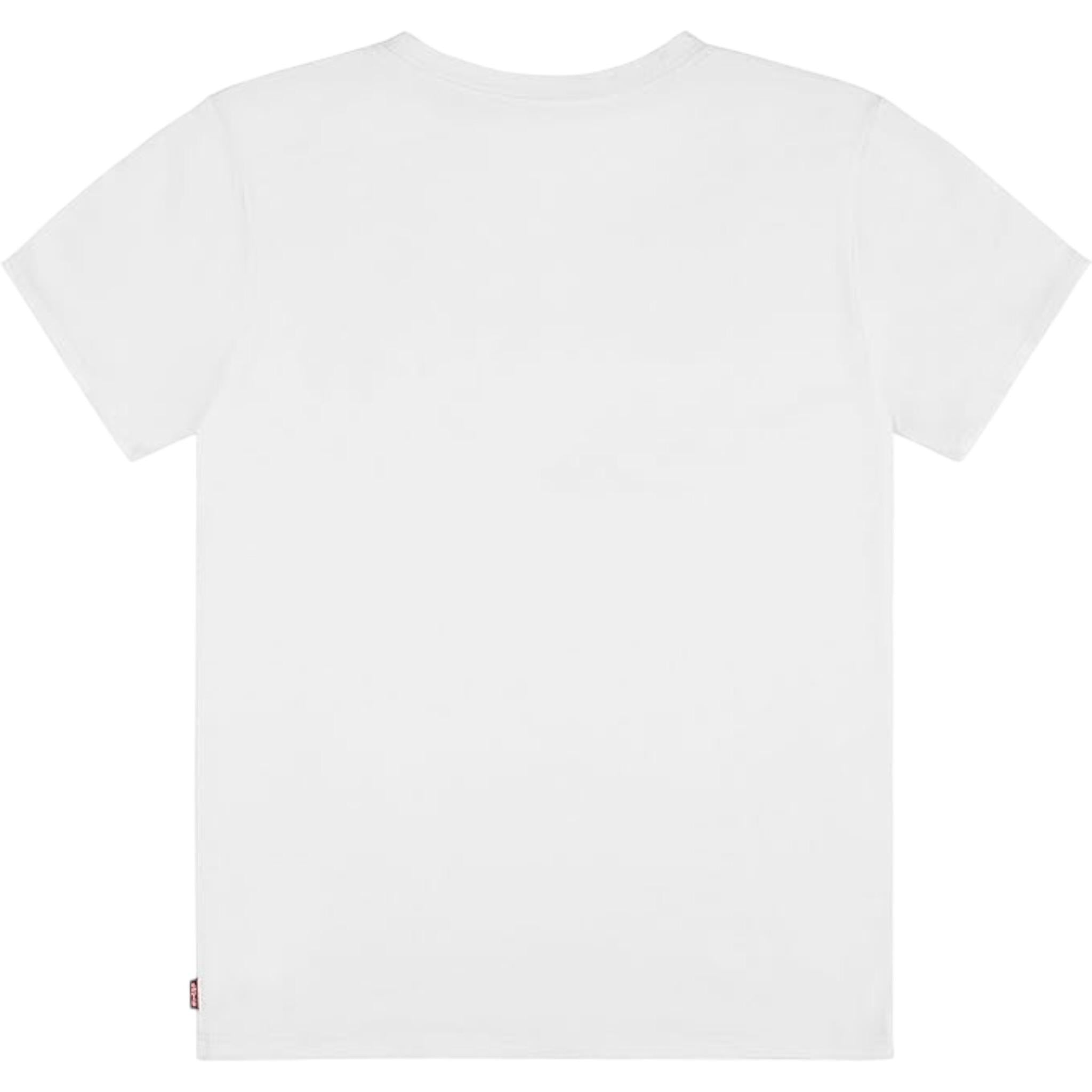 Levi'S T-Shirt Girocollo tinta unita con Stampa Bianco per Bambino 4EJ137 BIANCO LEVI'S 