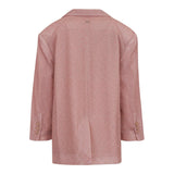 Dou Dou Giacca Tinta Unita Glitter per Bambina DW2A17 ROSA DOU DOU 