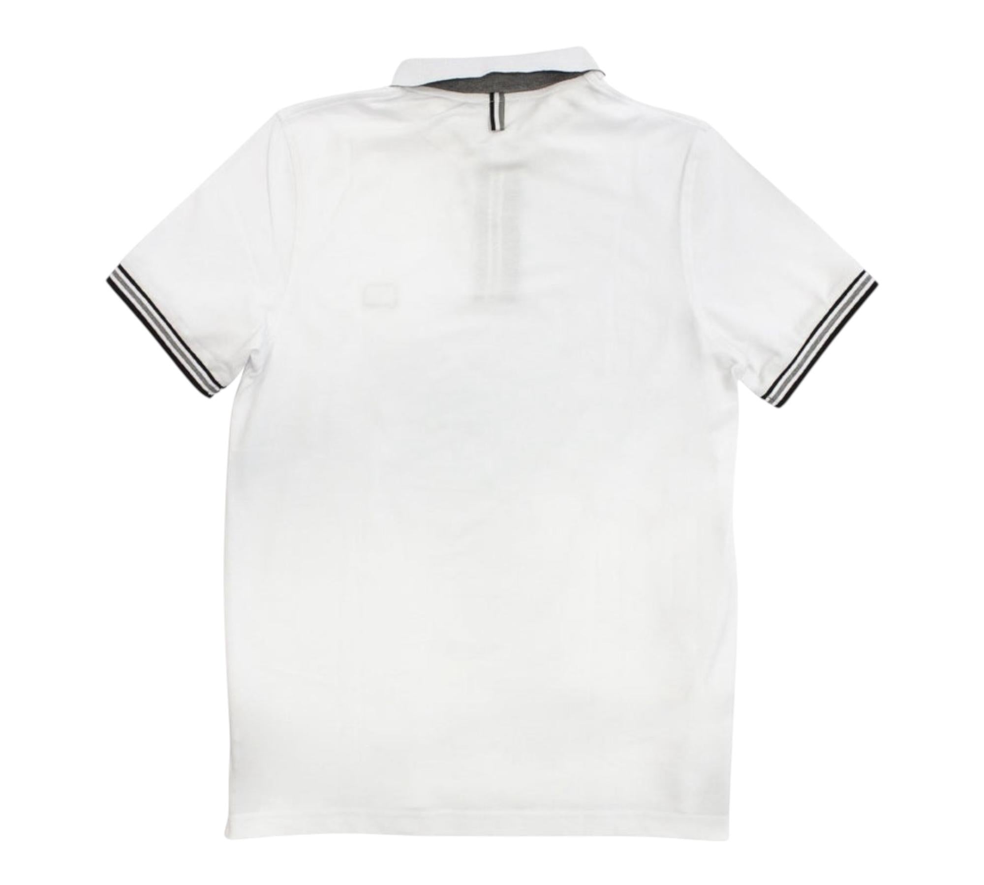 Sun68 Polo Mezza Manica Tinta Unita con Logo per Bambino A32314 BIANCO SUN68 