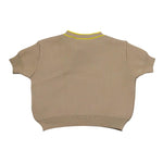 Elisabetta Franchi T-Shirt Tinta Unita con Stampa Logo per Bambina EFMA132 BEIGE ELISABETTA FRANCHI 