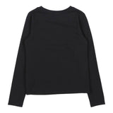 MICHAEL KORS shirt girocollo tinta unita con stampa logo Nero per Bambina R15195 NERO MICHAEL KORS 