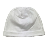 Ninnaoh Cappello Tinta Unita con Fiore per Neonata E25CA57 BIANCO NINNAOH 
