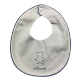 NINNAOH bavetta tinta unita con stampa Bianco per Neonato IE17206 BIANCO NINNAOH 