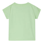 Liu Jo T-Shirt Girocollo Tinta Unita con Stampa per Bambina KA5081JXX VERDE LIU JO 