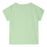Liu Jo T-Shirt Girocollo Tinta Unita con Stampa per Bambina KA5081JXX VERDE LIU JO 