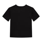 Calvin Klein T-Shirt Girocollo tinta unita con Logo Nero per Bambino IB0IB02353X NERO CALVIN KLEIN 