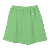 Dsquared2 Bermuda In Tuta Tinta Unita Con Elastico In Vita Verde Per Bambino