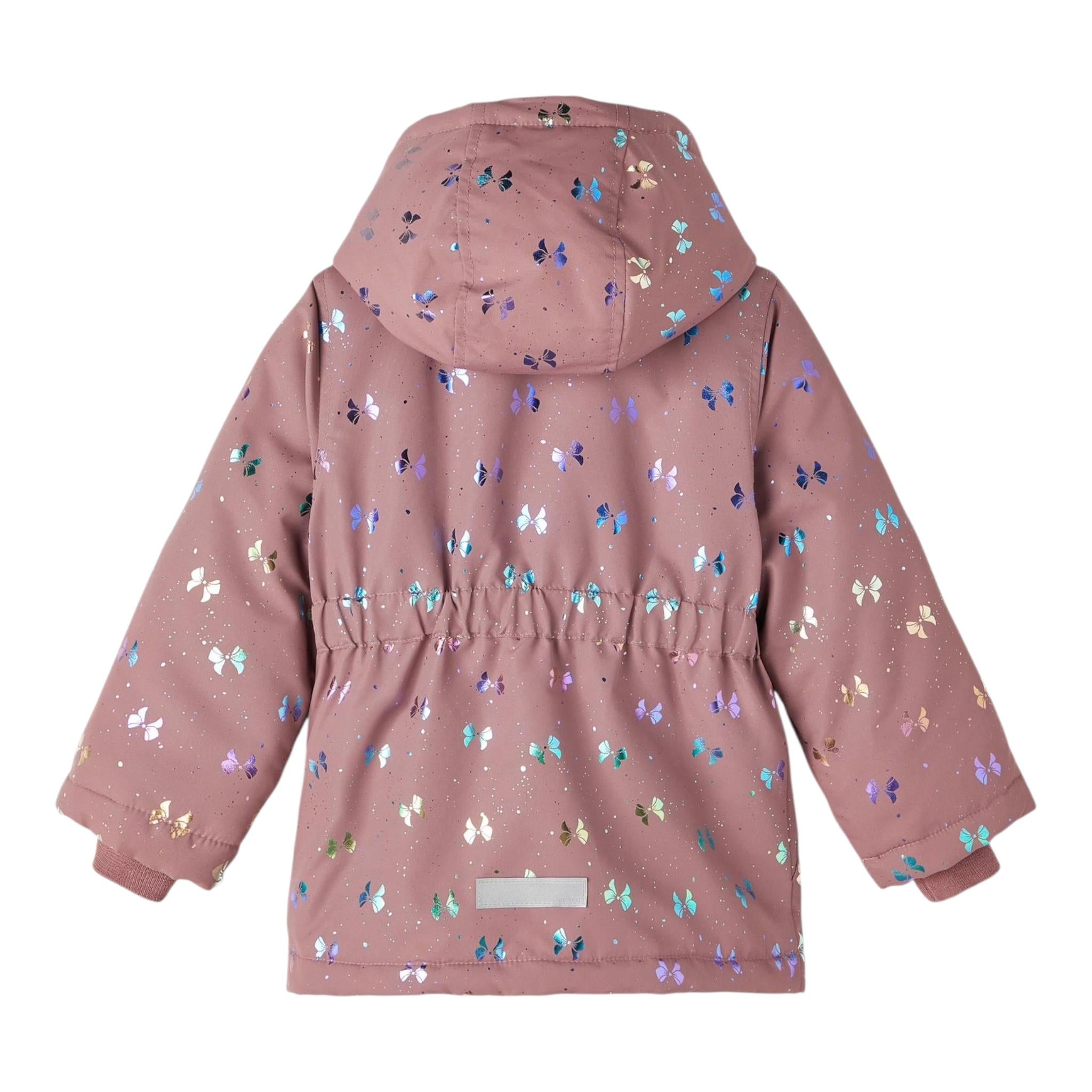 NAME IT giubbino tinta unita con cappuccio e stampa Rosa per Bambina 13218214 ROSA NAME IT 