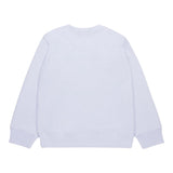 Dsquared2 Felpa Girocollo Tinta Unita con Stampa per Bambino DQ2977 BIANCO DSQUARED2 