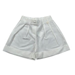 Le Bebe Bermuda Tinta Unita con Elastico In Vita per Neonato LBG5827 PANNA LE BEBE 