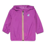 K-Way Giubbino Tinta Unita con Cappuccio per Bambina K61336WW VIOLA K-WAY 