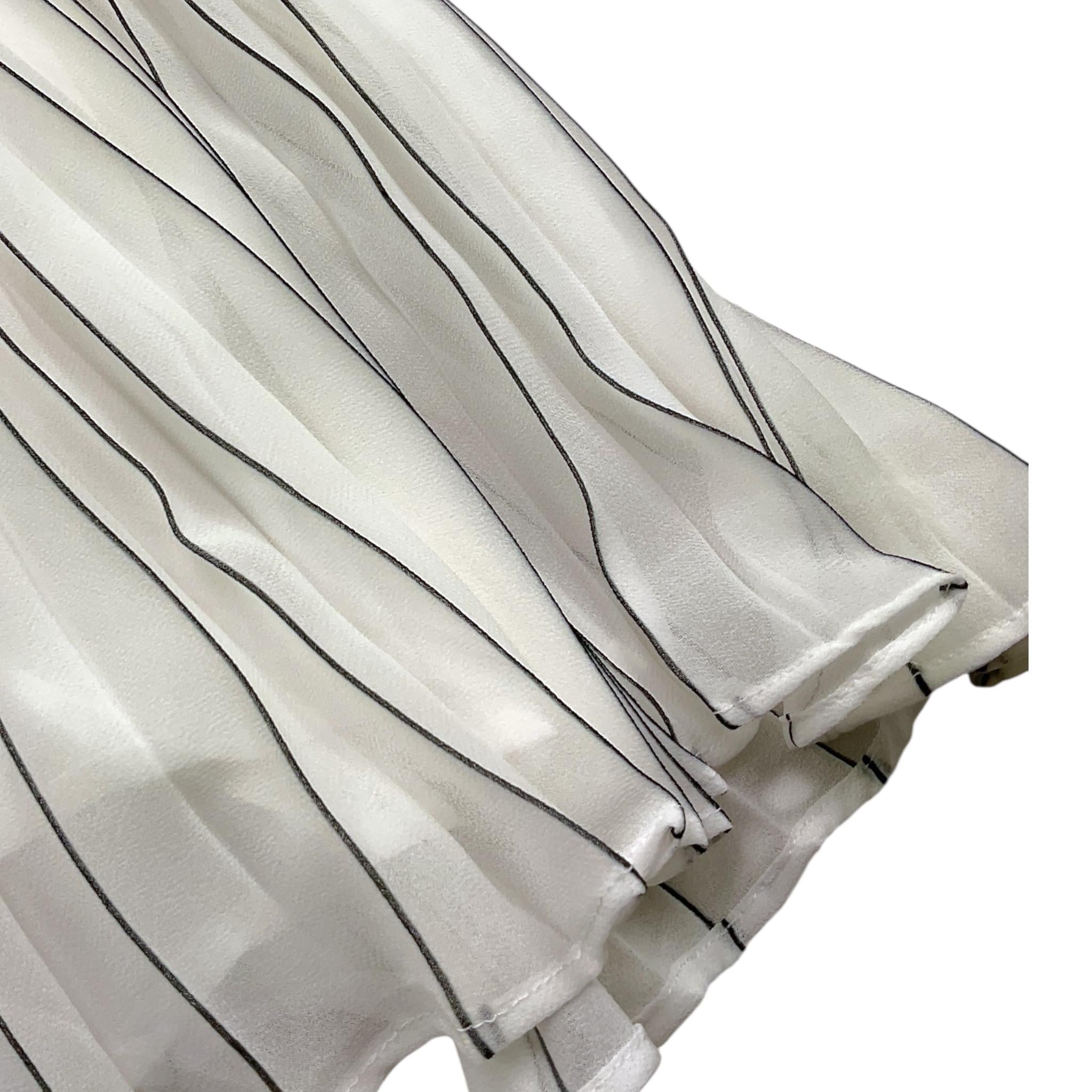 Liu Jo Abito Tinta Unita con Cintura E Fantasia A Righe per Bambina GA5070 BIANCO LIU JO 