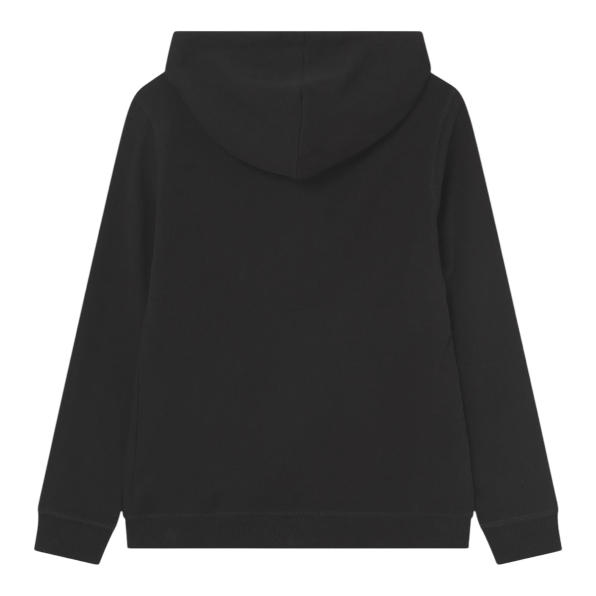 GUESS felpa chiusa con cappuccio tinta unita con logo Nero per Bambino L92Q09KAUG0 NERO GUESS 