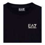 EMPORIO ARMANI t-shirt girocollo tinta unita con stampa Nero per Bambino 8NBT51 NERO EMPORIO ARMANI 
