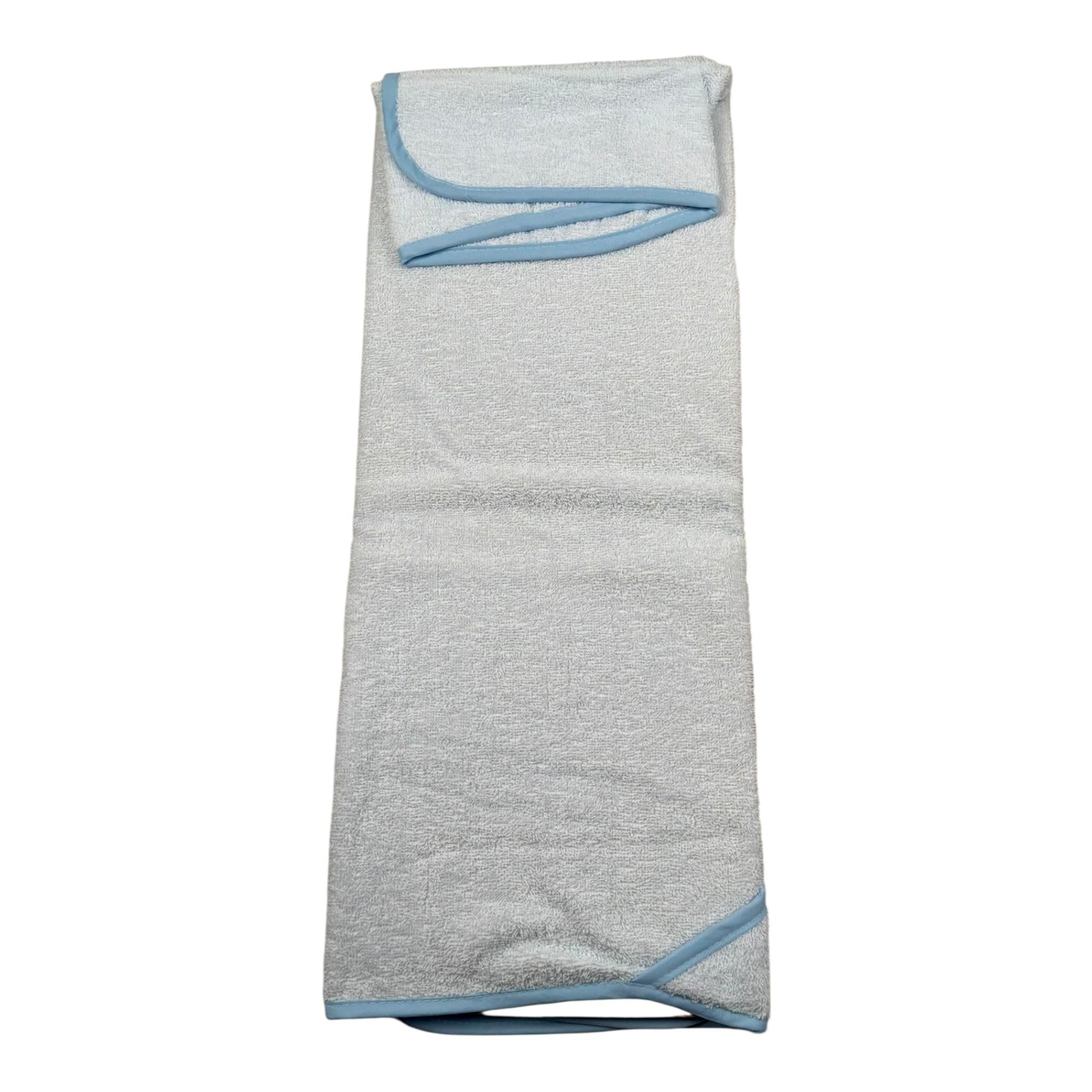 Nancy Baby Accappatoio Tinta Unita con Stampa per Neonato 19577 AZZURRO NANCY BABY 