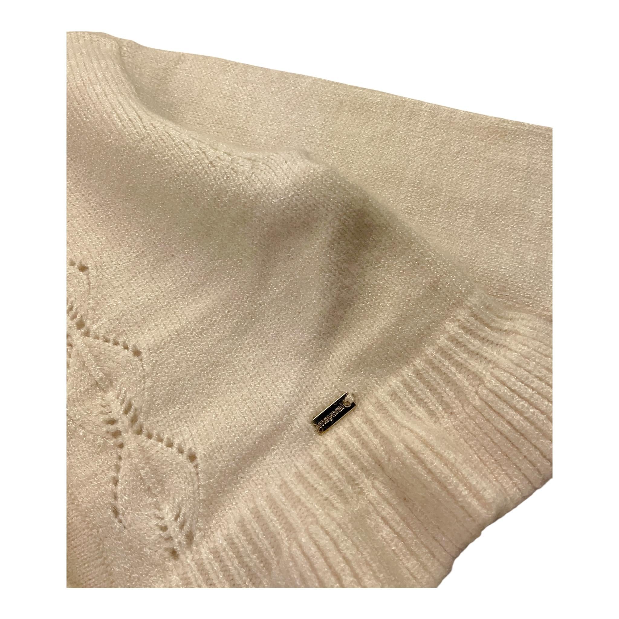 MAYORAL cardigan tinta unita traforato Panna per Neonata 2326X PANNA MAYORAL 