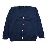 Emanuel Pris Cardigan Tinta Unita Scollo A V per Bambino ECA004R BLU EMANUEL PRIS 