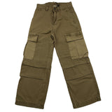 GUESS pantalone tinta unita con elastico in vita Verde per Bambino T60336 VERDE GUESS 