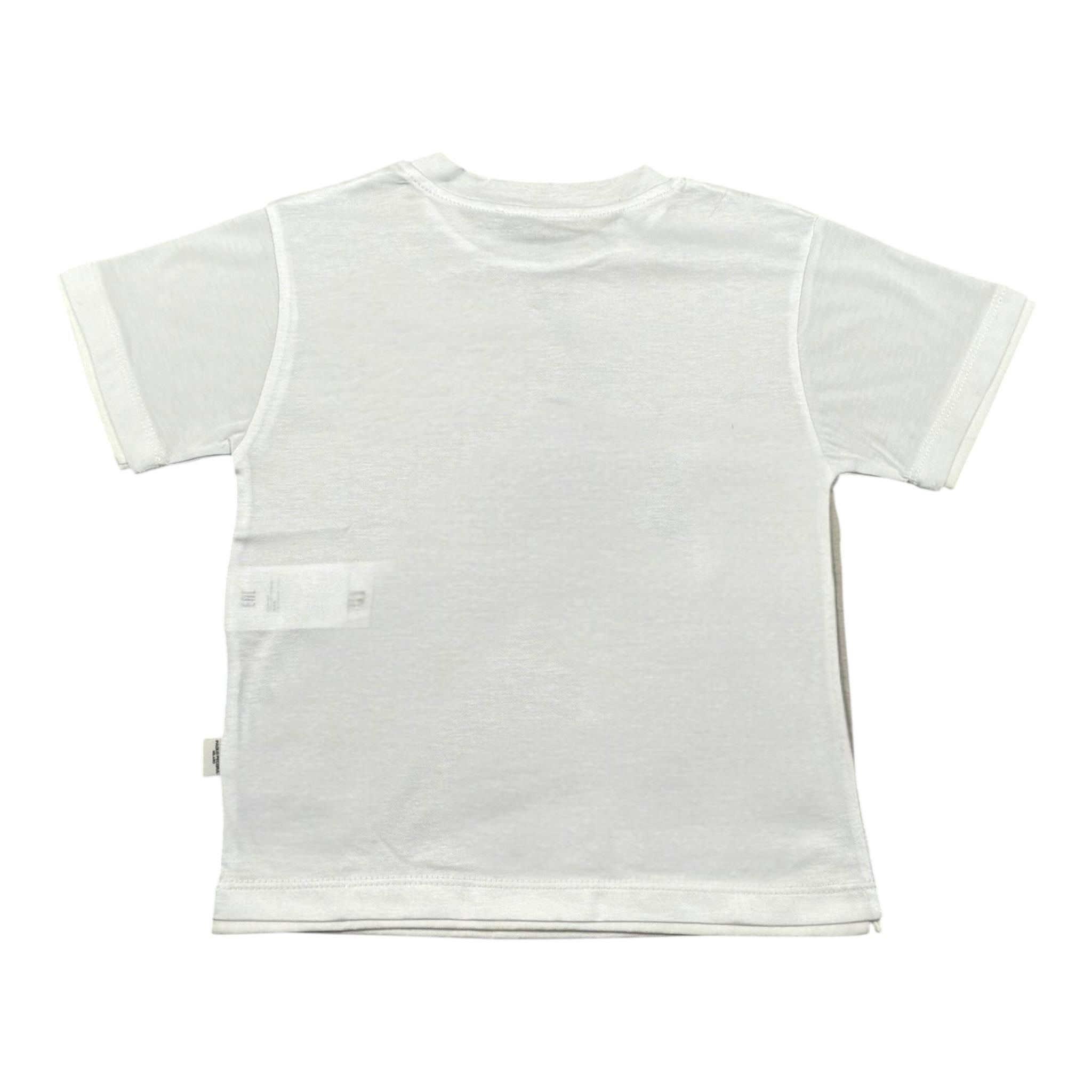 Paolo Pecora T-Shirt Girocollo Tinta Unita per Bambino PP3912 BIANCO PAOLO PECORA 