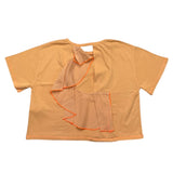Dixie T-Shirt Girocollo Tinta Unita Pesca Per Bambina