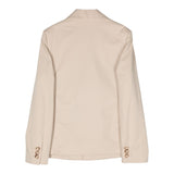 Fay Giacca Tinta Unita Con Tasche Beige Per Bambino