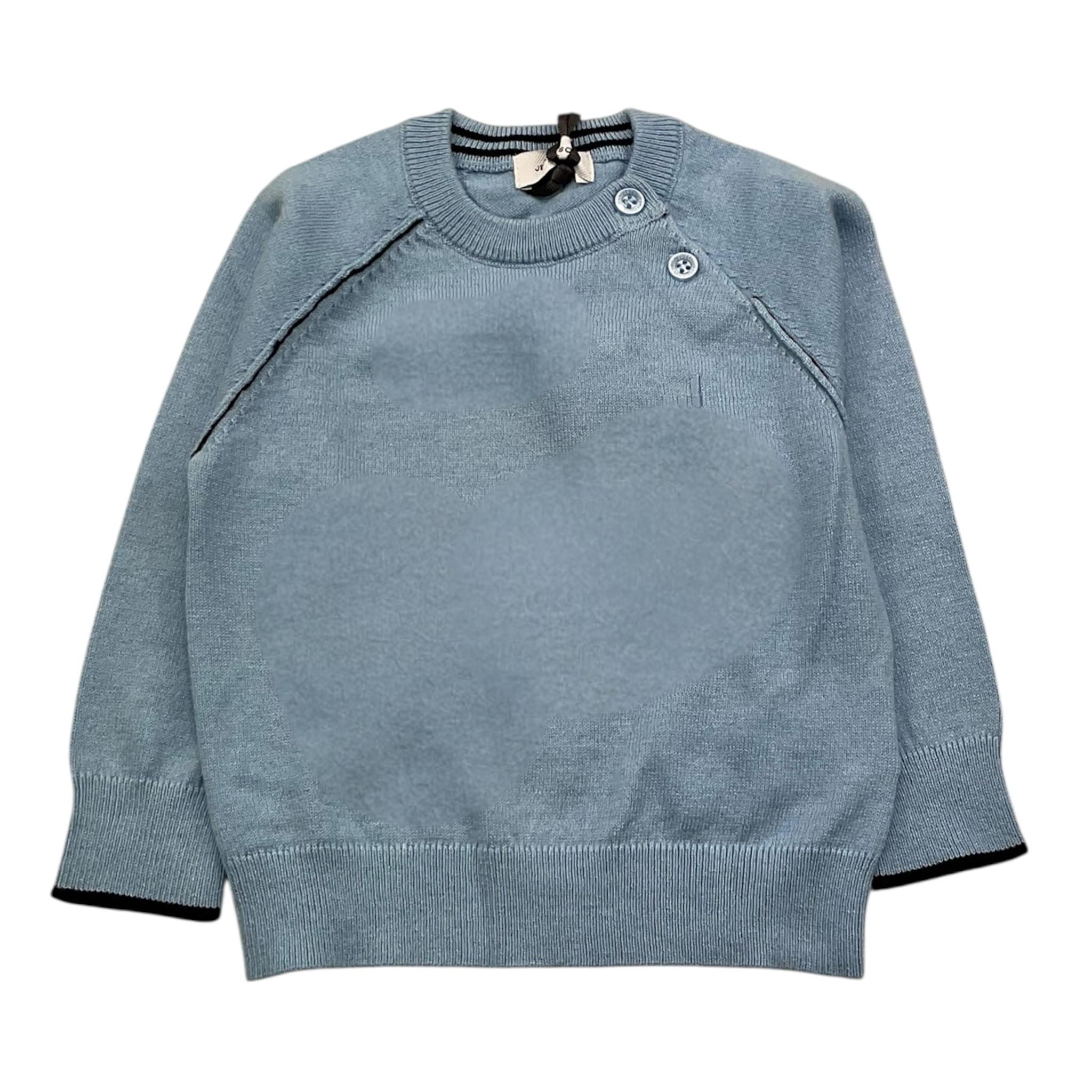 JECKERSON maglia girocollo tinta unita Azzurro per Neonato JN4316 AZZURRO JECKERSON 
