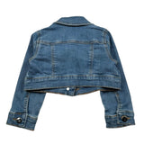 Liu Jo Giubbino In Denim Tinta Unita per Bambina KA5066JX BLU LIU JO 