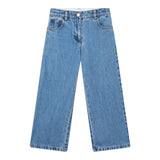 STELLA McCARTNEY jeans tinta unita modello zampa Azzurro per Bambina TV6B10X AZZURRO STELLA McCARTNEY 