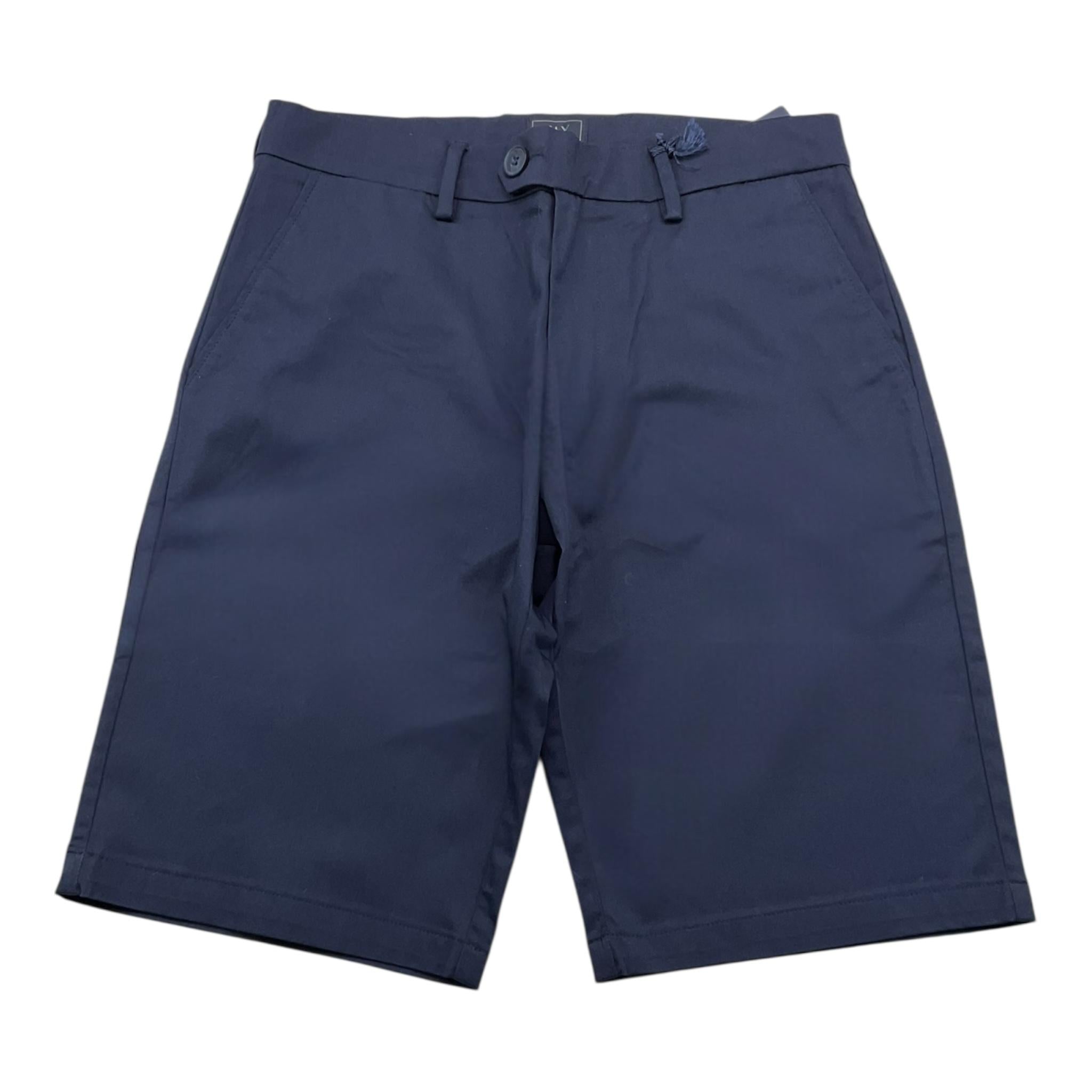 Fay Bermuda Tinta Unita con Girovita Regolabile per Bambino FS6P39 BLU FAY 