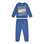 GUESS completo 2pz felpa-pantalone Blu per Neonato I4YG14KA6R0 BLU GUESS 