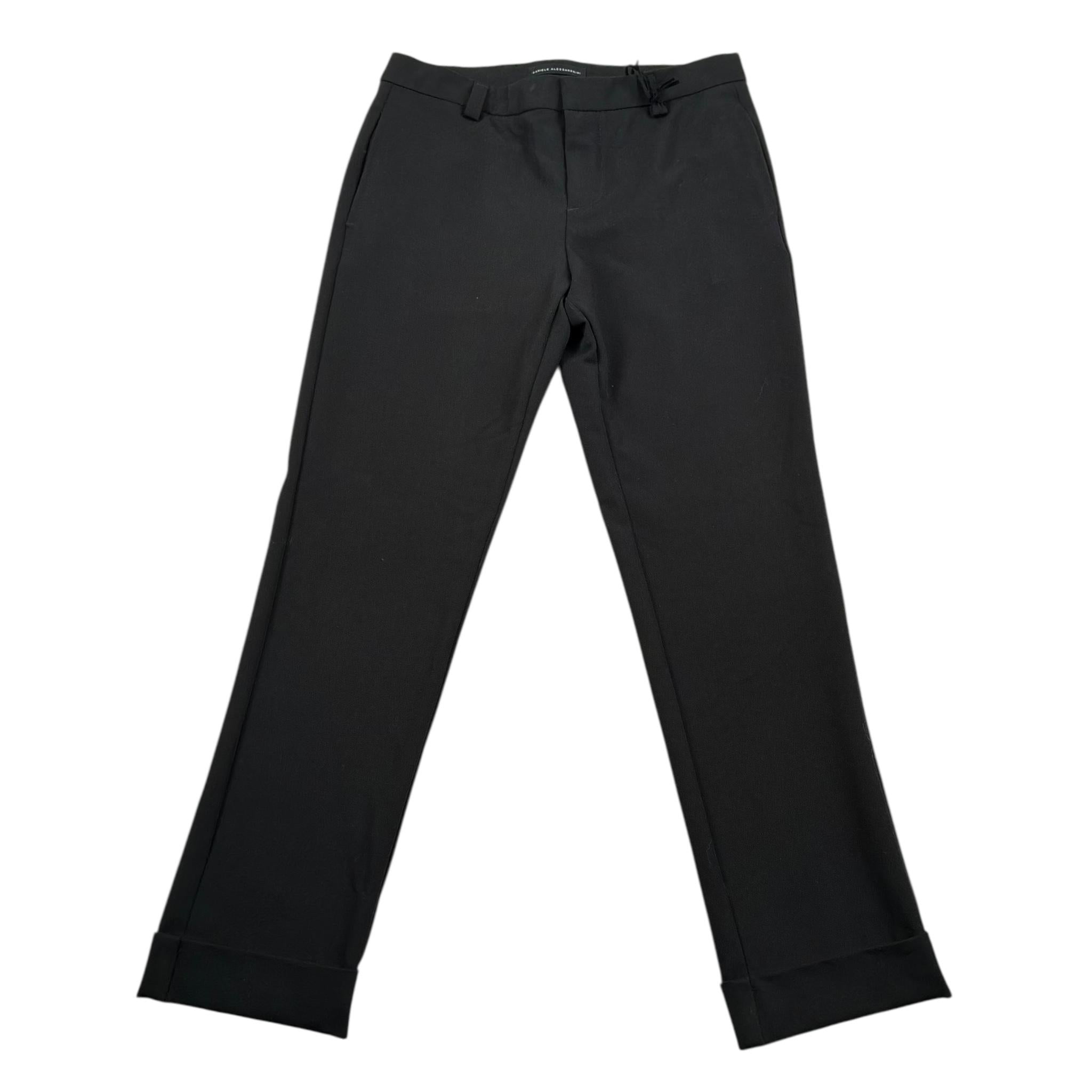 Daniele Alessandrini Pantalone Tinta Unita Tasca A Filo con Girovita Regolabile per Bambino 1235P1271 NERO DANIELE ALESSANDRINI 