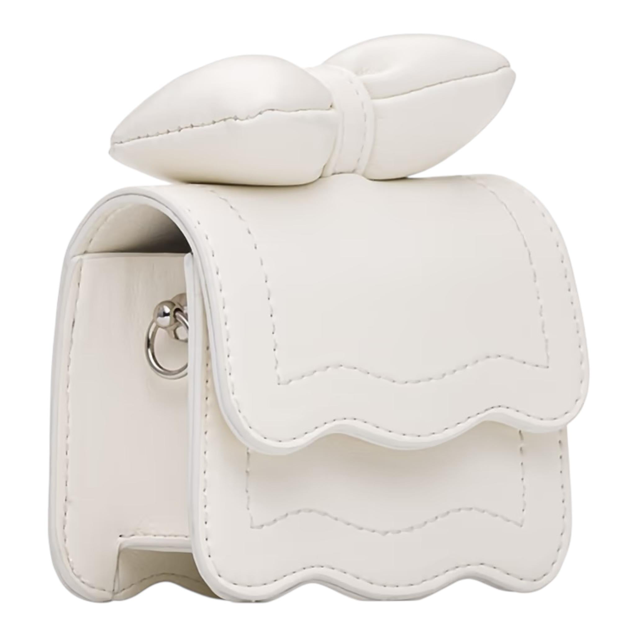 Monnalisa Mini Borsa Tinta Unita con Applicazioni per Bambina 39E003 PANNA MONNALISA 