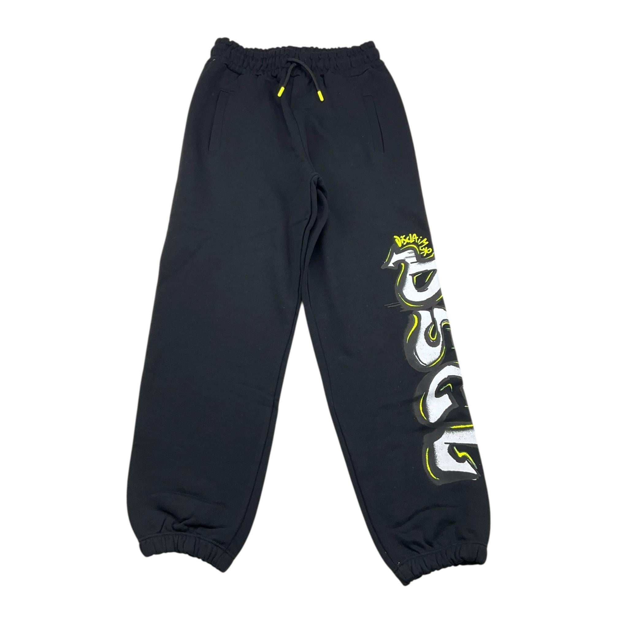 DISCLAIMER pantalone tinta unita con elastico in vita Nero per Bambino 24IDK58233 NERO DISCLAIMER 