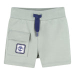 Timberland Bermuda Tinta Unita con Stampa per Neonato T60392 VERDE TIMBERLAND 