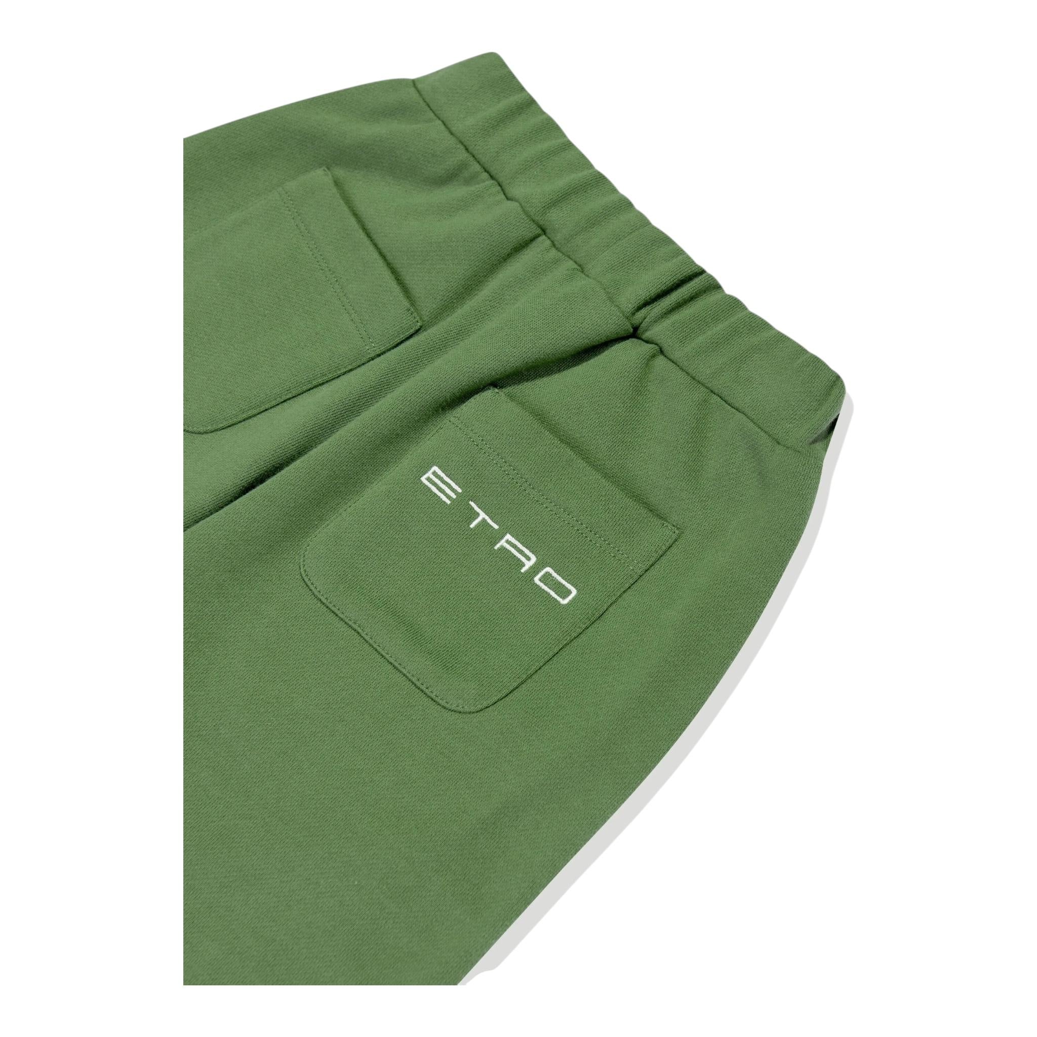 ETRO pantalone tuta tinta unita Verde per Bambino GV6Q00 VERDE ETRO 