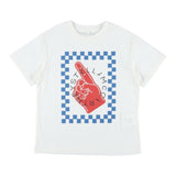 Stella Mccartney T-Shirt Girocollo Tinta Unita con Stampa per Neonato TW8R71N BIANCO STELLA McCARTNEY 