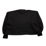 LU LU BY MISS GRANT felpa tinta unita con paillettes Nero per Bambina LL3167 NERO LU LU BY MISS GRANT 