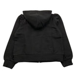 LIU JO felpa con zip e cappuccio tinta unita con brillantini Nero per Bambina KF4109JX NERO LIU JO 