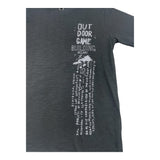 Yours T-Shirt Girocollo Tinta Unita Con Stampa In Contrasto Nero Per Bambino