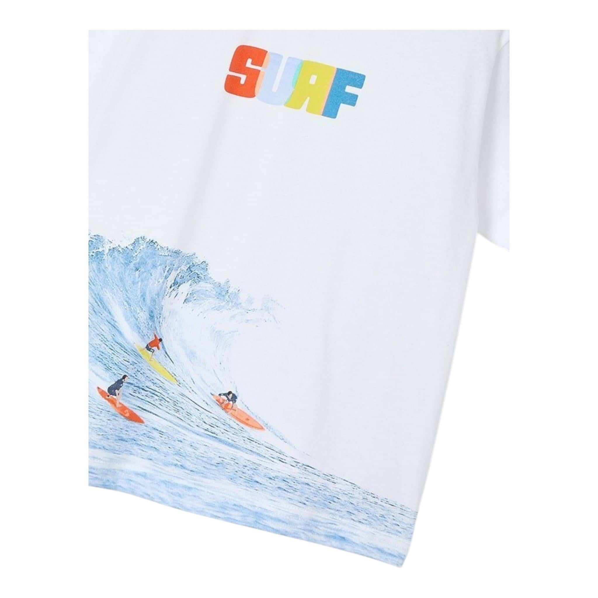 Mayoral T-Shirt Girocollo Tinta Unita con Stampa per Bambino 3046 BIANCO MAYORAL 