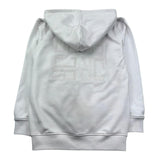 John Richmond Felpa con Zip E Cappuccio Tinta Unita per Bambino RGP26001FE BIANCO JOHN RICHMOND 